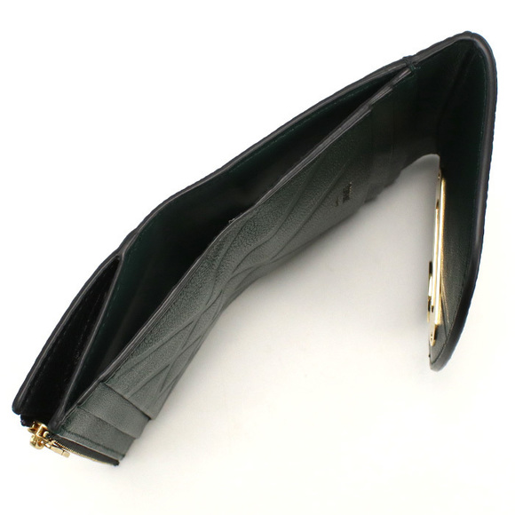 Burberry Leather Rocking Horse Trifold Wallet With Coin Purse Black - Picture 4 of 5